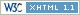 Valid XHTML 1.1